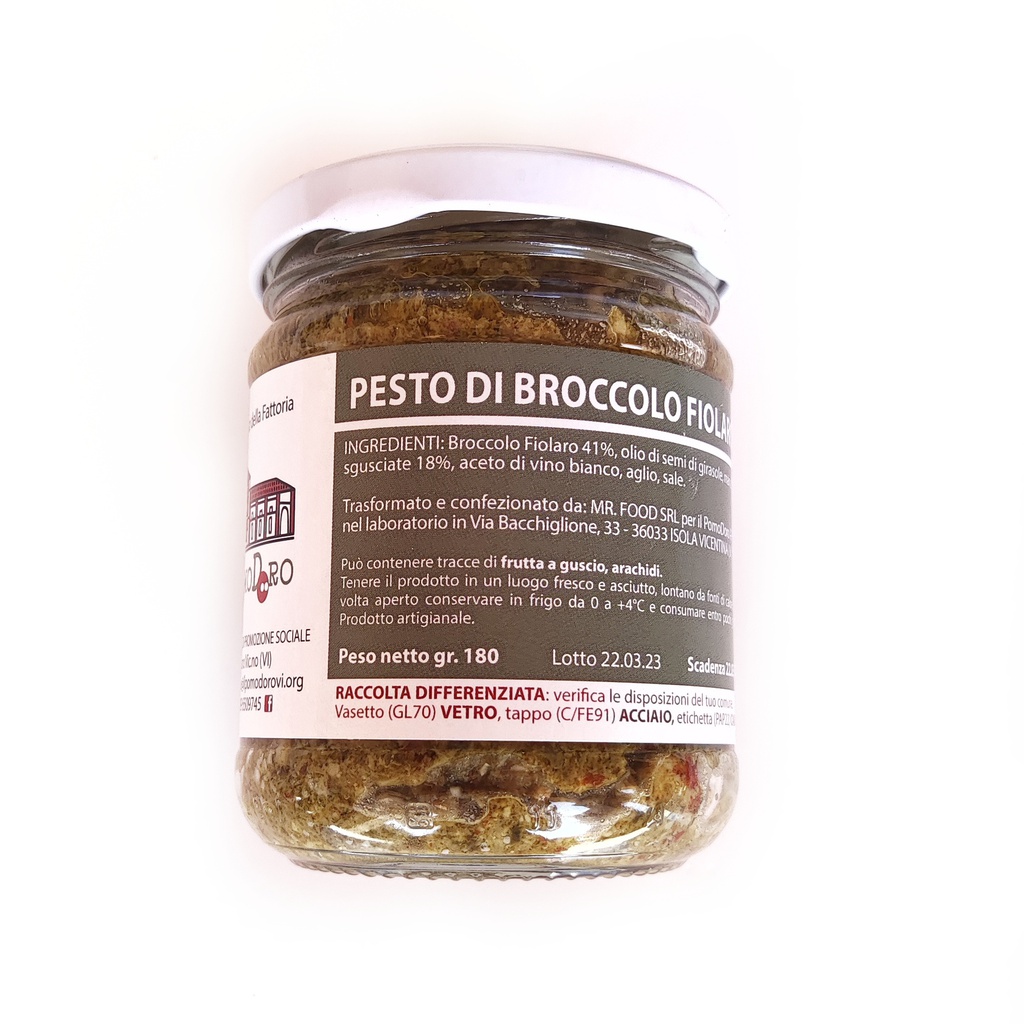 Pesto di broccolo FIOLARO e mandorle