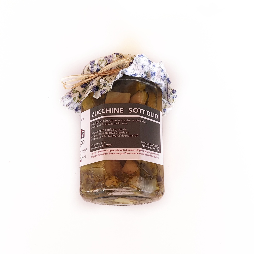 Zucchine e olive sott'olio gr.280