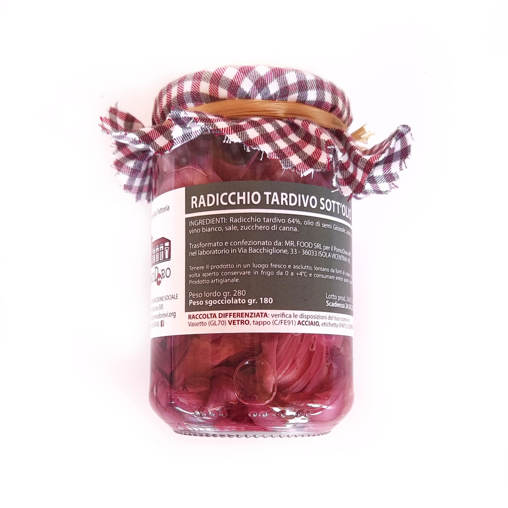 Radicchio tardivo sott'olio